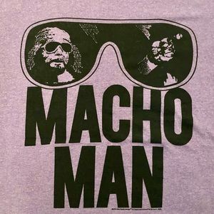 Macho Man Randy Savage tee, Medium